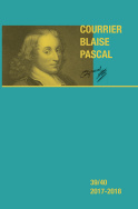 Courrier Blaise Pascal, n° 39-40/2017-2018