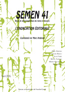 Semen, n° 41/avril 2016