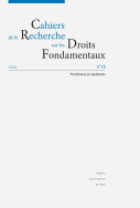 Cahiers de la Recherche sur les Droits Fondamentaux, n° 19/2021