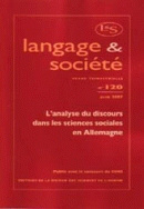 Langage et société, n° 120/juin 2007