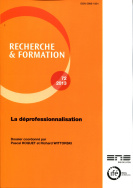 Recherche et formation, n° 72/2013