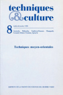 Techniques et cultures, n° 8/juil.-déc. 1986