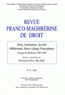 Revue Franco-Maghrébrine de droit, n° 8/2000