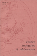 Etudes mongoles et sibériennes, n° 9/1978