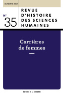 Revue d'histoire des sciences humaines, n° 35/Automne 2019