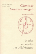 Etudes mongoles et sibériennes, n° 19-20/1988-1989