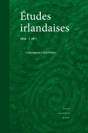 Études irlandaises, n° 49.1/2024