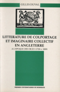 Littérature de colportage et imaginaire collectif en Angleterre à l'époque des Dicey, 1720-v.1800