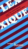 Lexique, n° 15/2000