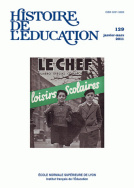 Histoire de l'éducation, n° 129/2011