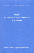 Index des <I>Meditationes de prima philosophia</I> de R. Descartes