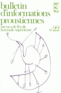 Bulletin d'informations proustiennes, n° 22/1991