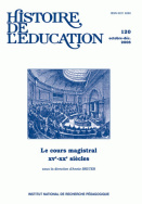 Histoire de l'éducation, n° 120/2009