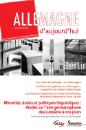 Allemagne d'aujourd'hui, n° 216/avril-juin 2016