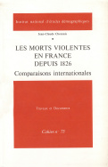 Les morts violentes en France depuis 1826