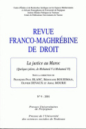 Revue Franco-Maghrébrine de droit, n° 9/2001