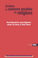 Archives de sciences sociales des religions, n° 190/2020