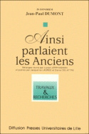 Ainsi parlaient les Anciens