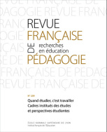 Revue française de pédagogie, n° 209/2019-2020