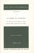 Le choix du conjoint