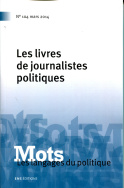 Mots. Les langages du politique, n° 104/2014