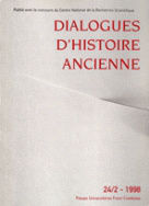 Dialogues d'histoire ancienne, n° 24-2/1998