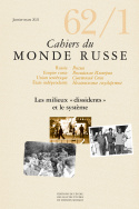 Cahiers du Monde russe, n° 62, 1/janvier-mars 2021