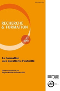 Recherche et formation, n° 71/2012