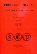 Procès-verbaux de l'Académie des beaux-arts