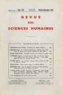 Revue des Sciences Humaines, n° 128/octobre-décembre 1967