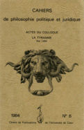 n° 6, 1984 :  La Tyrannie