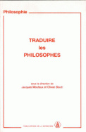 Traduire les philosophes