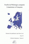 Feuille de Philologie comparée Lituanienne et Française