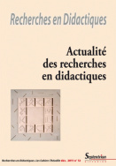 Recherches en Didactiques, n° 12/décembre 2011