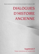 Dialogues d'histoire ancienne, supplément n° 9/2013