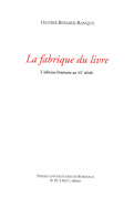 La fabrique du livre