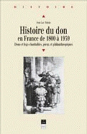 Histoire du don en France de 1800 à  1939