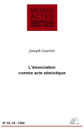 Nouveaux actes sémiotiques, n° 58-59/1998