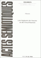 Actes sémiotiques, document, n° 79-80/1986