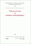 Théories du texte et pratiques méthodologiques