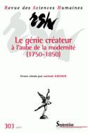 Revue des Sciences Humaines, n° 303/juillet-septembre 2011