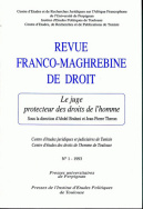 Revue Franco-Maghrébrine de droit, n° 1/1993