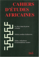 Cahiers d'études africaines, n° 165/2002