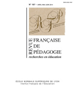 Revue française de pédagogie, n° 187/2014