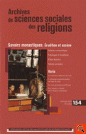 Archives de sciences sociales des religions, n° 154/2011