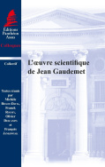 L'œuvre scientifique de Jean Gaudemet