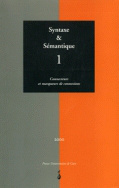 Syntaxe & sémantique, n° 1/2000