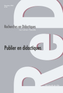 Recherches en Didactiques, n° 34/décembre 2022