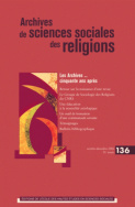 Archives de sciences sociales des religions, n° 136/2006