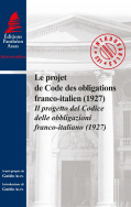 Le projet de Code des obligations franco-italien (1927)